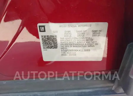 CHEVROLET BOLT EV 2019 vin 1G1FZ6S06K4113889 from auto auction Iaai