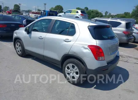 CHEVROLET TRAX 2016 vin 3GNCJKSB9GL273656 from auto auction Iaai