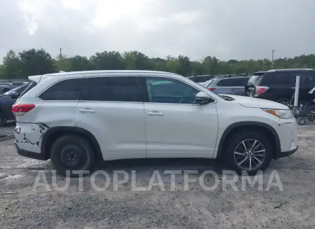 TOYOTA HIGHLANDER 2018 vin 5TDKZRFH1JS528502 from auto auction Iaai