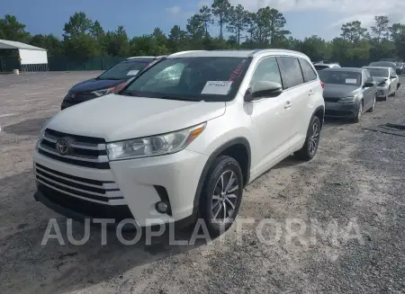 TOYOTA HIGHLANDER 2018 vin 5TDKZRFH1JS528502 from auto auction Iaai