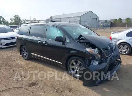 Toyota Sienna 2017 2017 vin 5TDXZ3DC7HS820420 from auto auction Iaai