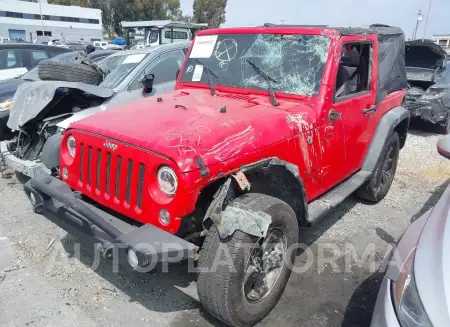 JEEP WRANGLER JK 2018 vin 1C4GJWAG5JL904906 from auto auction Iaai