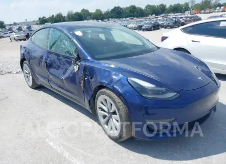 Tesla Model 3 2021 2021 vin 5YJ3E1EA8MF922075 from auto auction Iaai