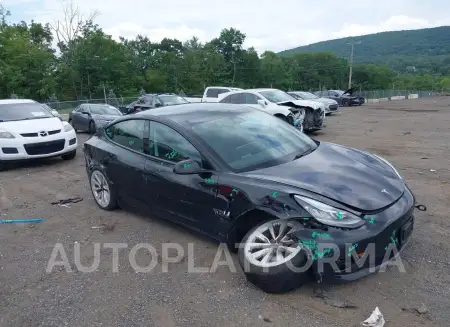 Tesla Model 3 2021 2021 vin 5YJ3E1EAXMF851218 from auto auction Iaai