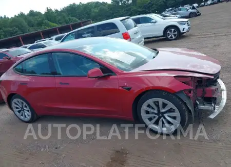 TESLA MODEL 3 2022 vin 5YJ3E1EB9NF234967 from auto auction Iaai