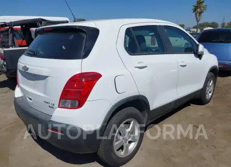 CHEVROLET TRAX 2016 vin KL7CJNSB5GB675571 from auto auction Iaai