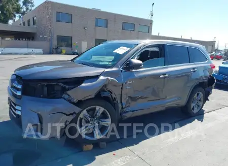 TOYOTA HIGHLANDER HYBRID 2019 vin 5TDDGRFH5KS064212 from auto auction Iaai