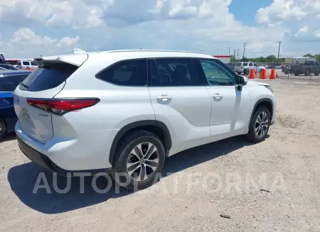 TOYOTA HIGHLANDER 2022 vin 5TDGARAH9NS513384 from auto auction Iaai