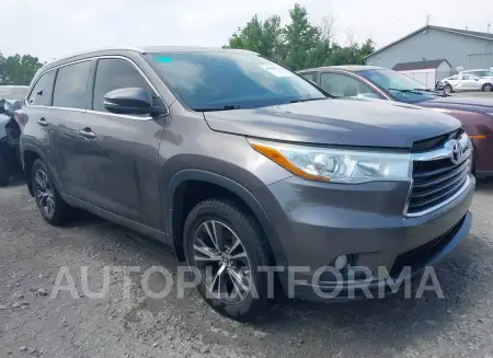 Toyota Highlander 2016 2016 vin 5TDJKRFH0GS244822 from auto auction Iaai