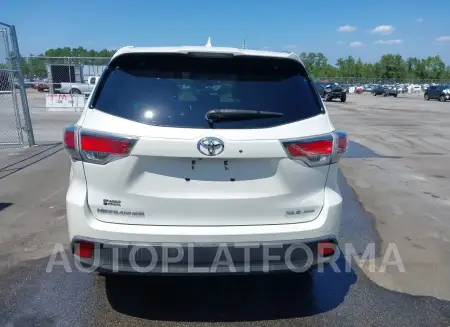 TOYOTA HIGHLANDER 2016 vin 5TDJKRFHXGS259327 from auto auction Iaai