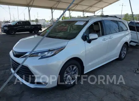 TOYOTA SIENNA 2023 vin 5TDJRKEC6PS148475 from auto auction Iaai