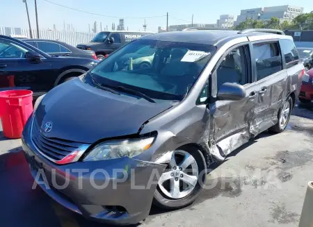 TOYOTA SIENNA 2015 vin 5TDKK3DC7FS529282 from auto auction Iaai