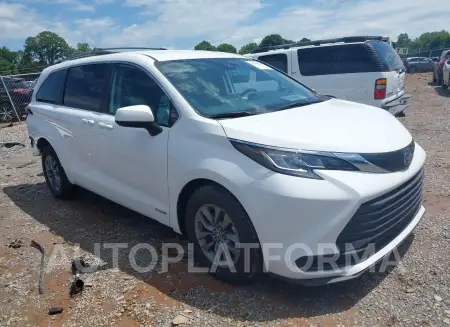 Toyota Sienna 2021 2021 vin 5TDKRKEC4MS073145 from auto auction Iaai