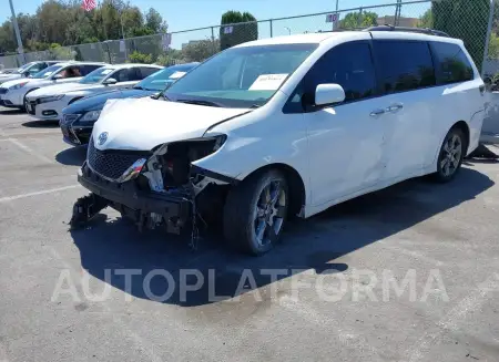 TOYOTA SIENNA 2015 vin 5TDXK3DC4FS659882 from auto auction Iaai