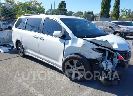 TOYOTA SIENNA 2015 vin 5TDXK3DC4FS659882 from auto auction Iaai