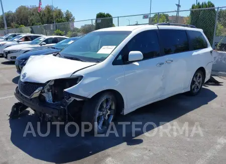 TOYOTA SIENNA 2015 vin 5TDXK3DC4FS659882 from auto auction Iaai