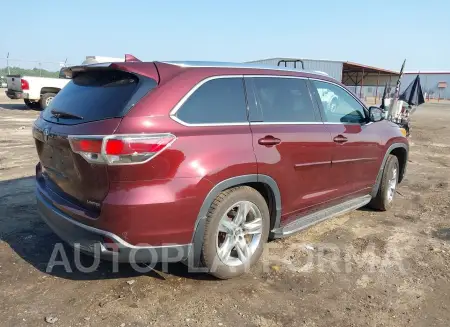 TOYOTA HIGHLANDER 2016 vin 5TDYKRFH7GS132629 from auto auction Iaai