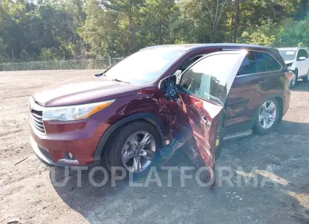 TOYOTA HIGHLANDER 2016 vin 5TDYKRFH7GS132629 from auto auction Iaai