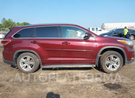 TOYOTA HIGHLANDER 2016 vin 5TDYKRFH7GS132629 from auto auction Iaai