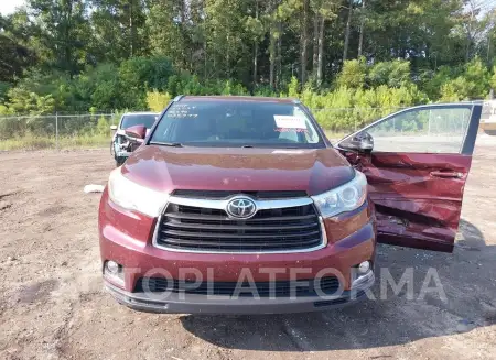 TOYOTA HIGHLANDER 2016 vin 5TDYKRFH7GS132629 from auto auction Iaai