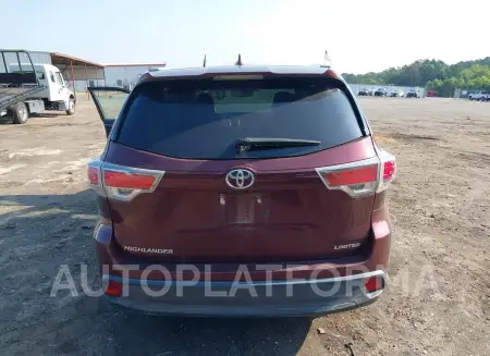 TOYOTA HIGHLANDER 2016 vin 5TDYKRFH7GS132629 from auto auction Iaai