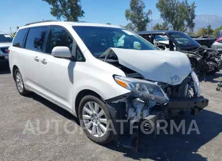 Toyota Sienna 2017 2017 vin 5TDYZ3DC1HS878592 from auto auction Iaai