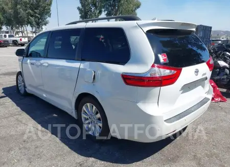 TOYOTA SIENNA 2017 vin 5TDYZ3DC1HS878592 from auto auction Iaai