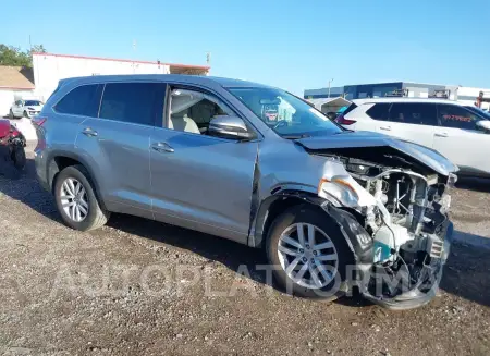 Toyota Highlander 2015 2015 vin 5TDZARFH3FS016396 from auto auction Iaai