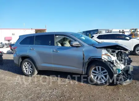 TOYOTA HIGHLANDER 2015 vin 5TDZARFH3FS016396 from auto auction Iaai