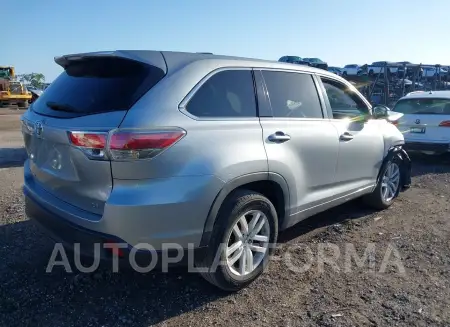 TOYOTA HIGHLANDER 2015 vin 5TDZARFH3FS016396 from auto auction Iaai