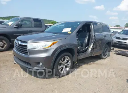 TOYOTA HIGHLANDER 2016 vin 5TDZKRFH1GS177036 from auto auction Iaai