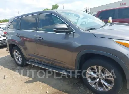 TOYOTA HIGHLANDER 2016 vin 5TDZKRFH1GS177036 from auto auction Iaai