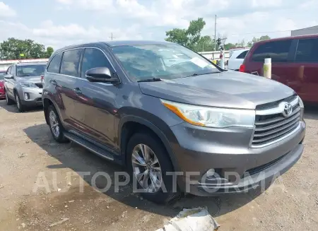 Toyota Highlander 2016 2016 vin 5TDZKRFH1GS177036 from auto auction Iaai