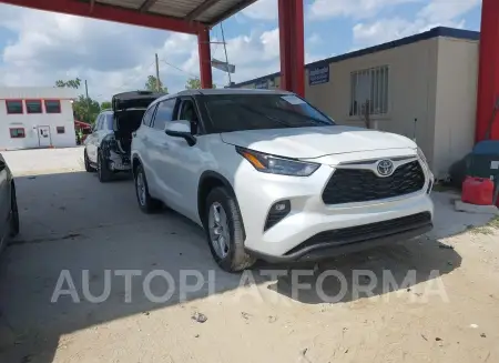 TOYOTA HIGHLANDER 2022 vin 5TDZZRAH3NS555924 from auto auction Iaai