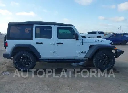 JEEP WRANGLER UNLIMITED 2021 vin 1C4HJXDG6MW740266 from auto auction Iaai