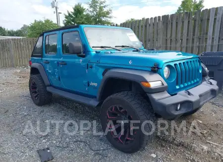 JEEP WRANGLER UNLIMITED 2020 vin 1C4HJXDN5LW128430 from auto auction Iaai