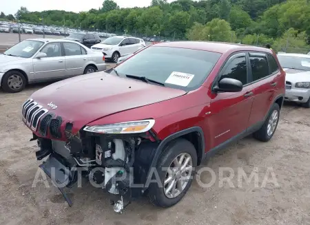 JEEP CHEROKEE 2017 vin 1C4PJMAB1HD230475 from auto auction Iaai