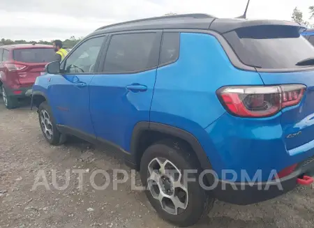 JEEP COMPASS 2022 vin 3C4NJDDB9NT148695 from auto auction Iaai