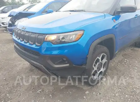 JEEP COMPASS 2022 vin 3C4NJDDB9NT148695 from auto auction Iaai