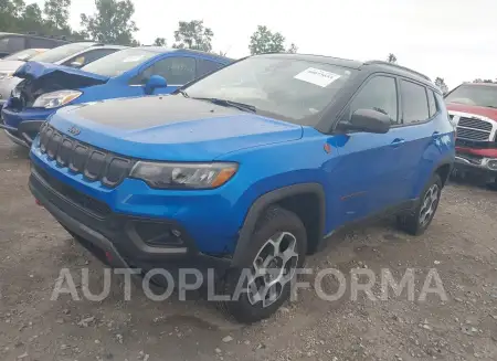 JEEP COMPASS 2022 vin 3C4NJDDB9NT148695 from auto auction Iaai