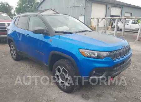 JEEP COMPASS 2022 vin 3C4NJDDB9NT148695 from auto auction Iaai