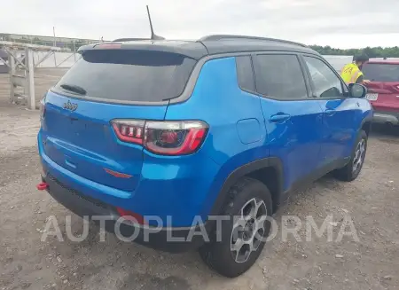 JEEP COMPASS 2022 vin 3C4NJDDB9NT148695 from auto auction Iaai