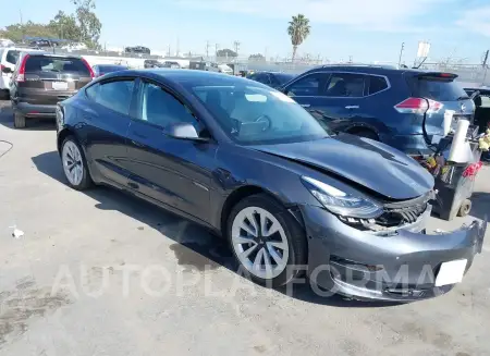 Tesla Model 3 2022 2022 vin 5YJ3E1EA0NF295907 from auto auction Iaai