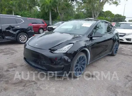 TESLA MODEL Y 2021 vin 5YJYGAEE9MF112117 from auto auction Iaai