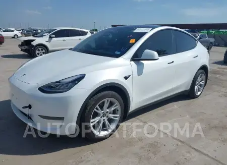 TESLA MODEL Y 2023 vin 7SAYGDEE5PA147002 from auto auction Iaai