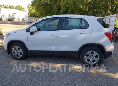 CHEVROLET TRAX 2019 vin 3GNCJKSB8KL122364 from auto auction Iaai