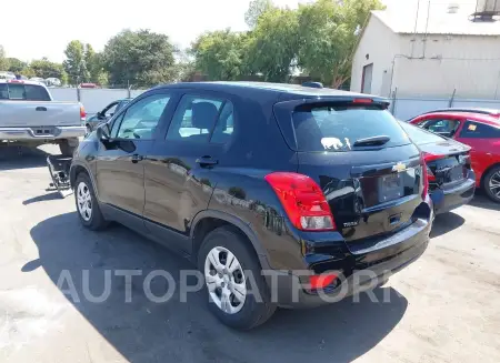 CHEVROLET TRAX 2017 vin 3GNCJKSBXHL168495 from auto auction Iaai