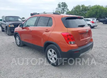 CHEVROLET TRAX 2016 vin KL7CJLSB8GB559771 from auto auction Iaai