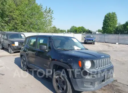 Jeep Renegade 2016 2016 vin ZACCJBAW6GPC74624 from auto auction Iaai