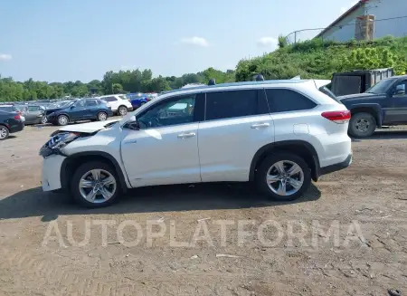 TOYOTA HIGHLANDER HYBRID 2018 vin 5TDDGRFH8JS037777 from auto auction Iaai